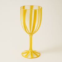 CABANA ACRYLIC WINE GLASS: YELLOW