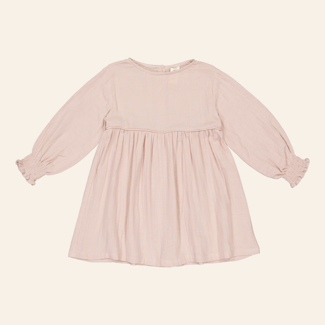 ILLOURA THE LABEL YUMI DRESS: DUSTY PINK