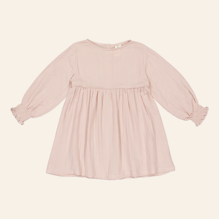 ILLOURA THE LABEL YUMI DRESS: DUSTY PINK