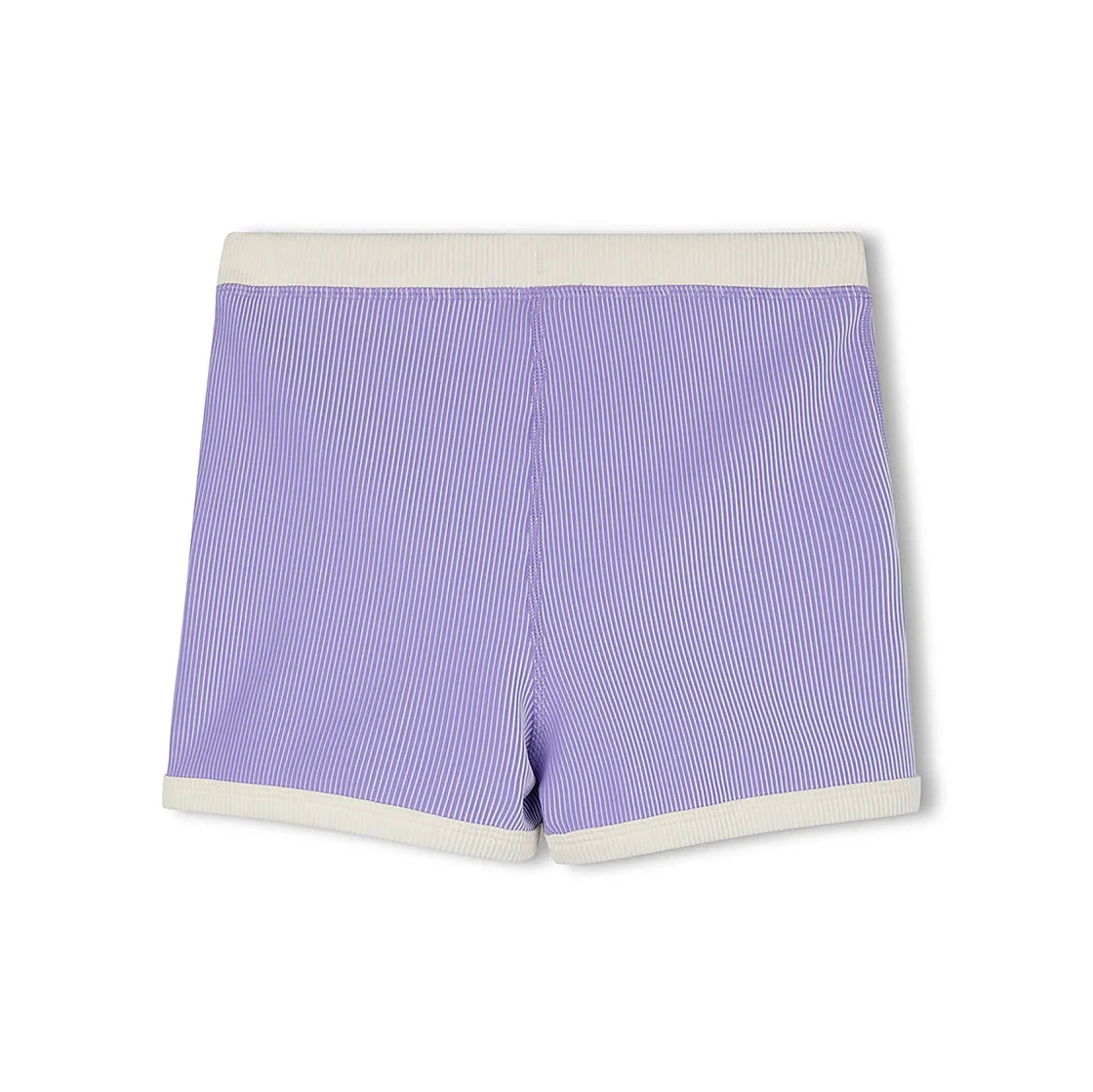 ZULU & ZEPHYR MINI STRIPE RIB SURF SHORT: GRAPE