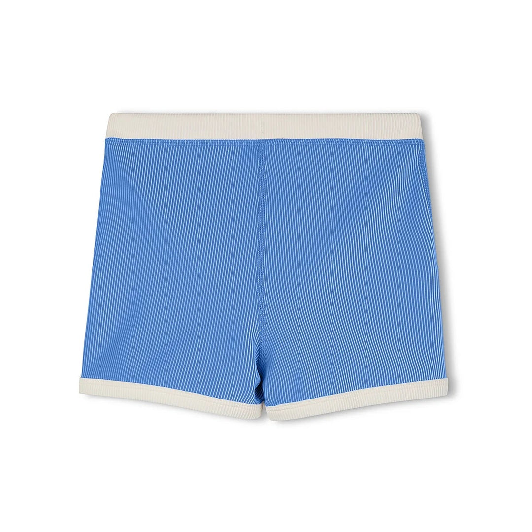 ZULU &amp; ZEPHYR MINI STRIPE RIB SURF SHORT: SKY BLUE