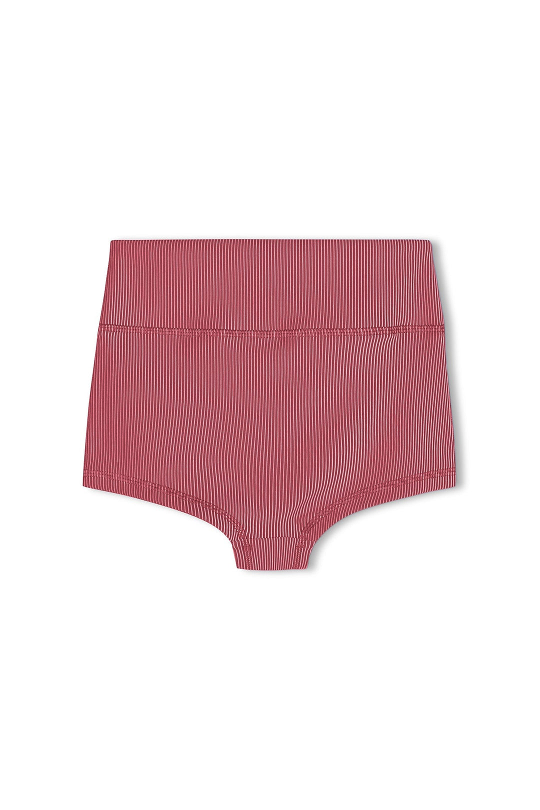 Zulu &amp; Zephyr Mini Stripe Boy Short Clay Red front