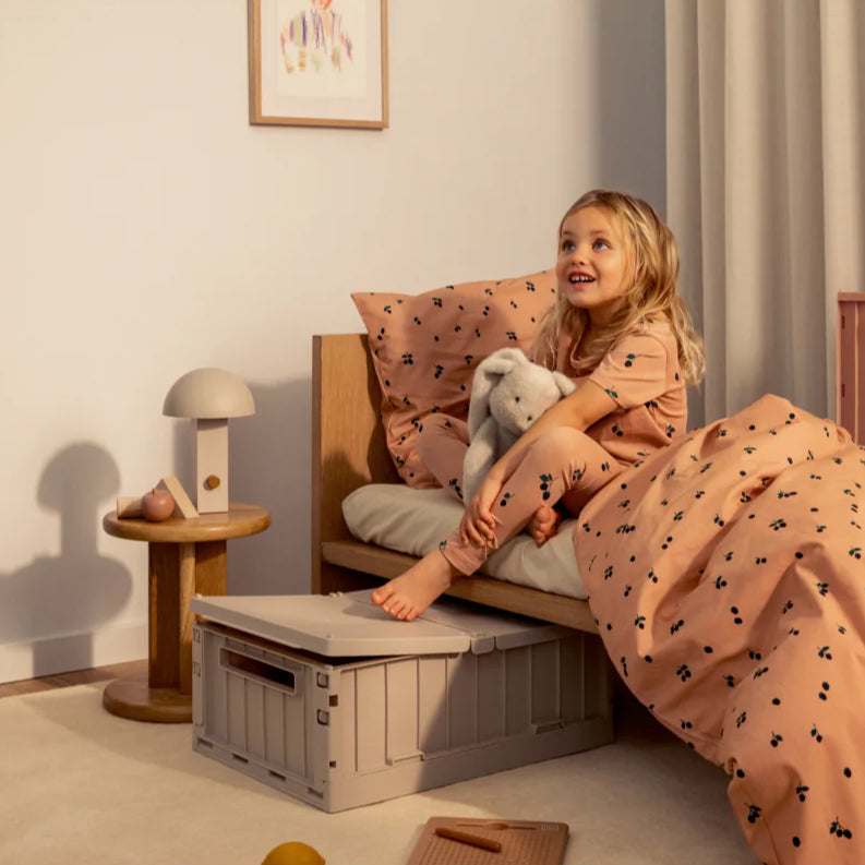 LIEWOOD WESTON BED ROLLER W. LID: SANDY