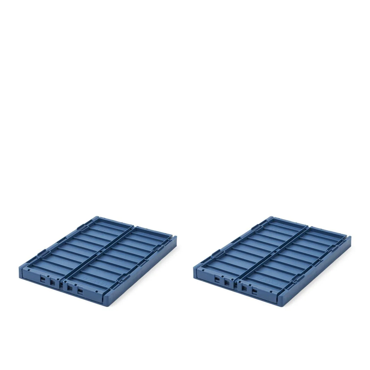 LIEWOOD WESTON 2 PACK STORAGE BOX: MED / INDIGO BLUE