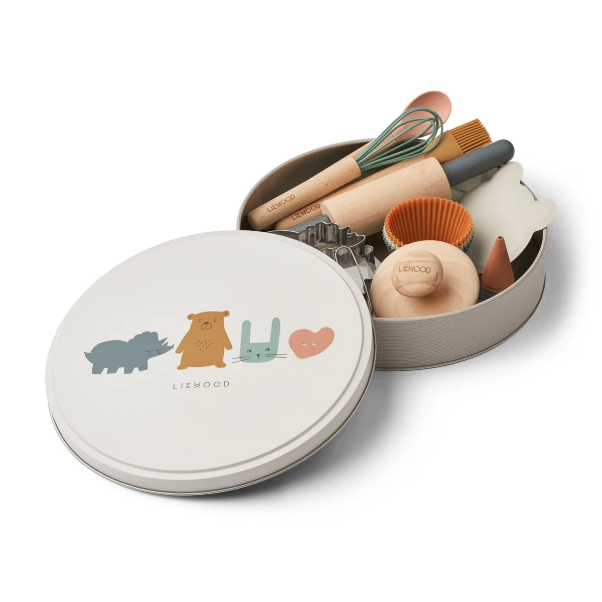 LIEWOOD GASPARD BAKING SET: SANDY MULTI MIX