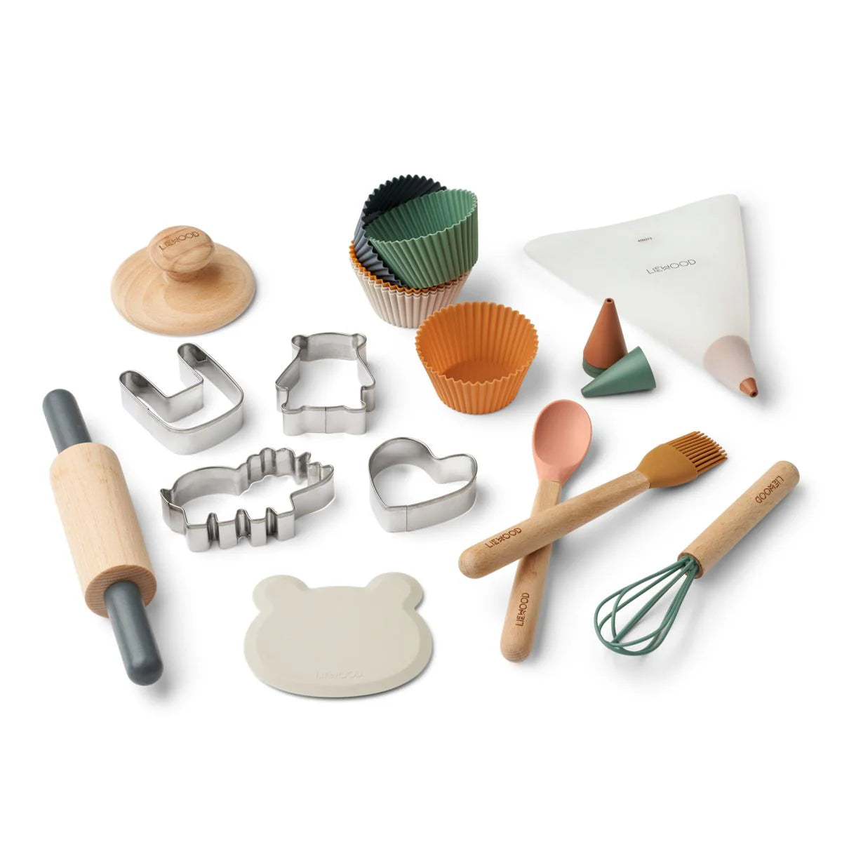 LIEWOOD GASPARD BAKING SET: SANDY MULTI MIX