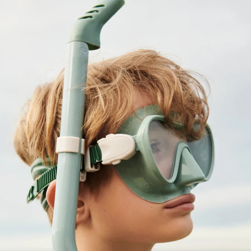 LIEWOOD JACQUES SNORKEL SET: PEPPERMINT MIX