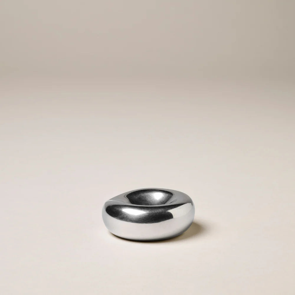 GENTLE HABITS CHROME INCENSE HOLDER