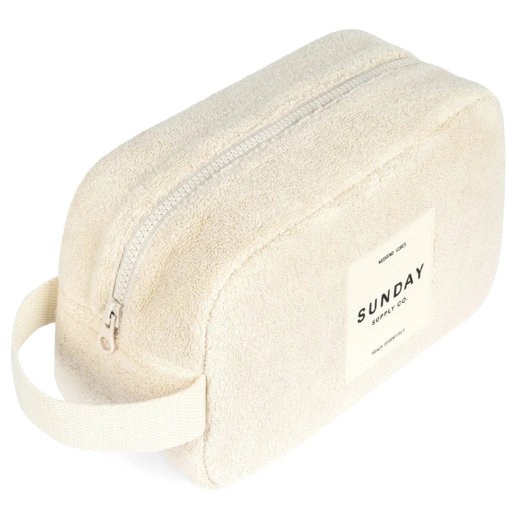 SUNDAY SUPPLY CO TOWELLING ACCESSORIES POUCH: DUNE