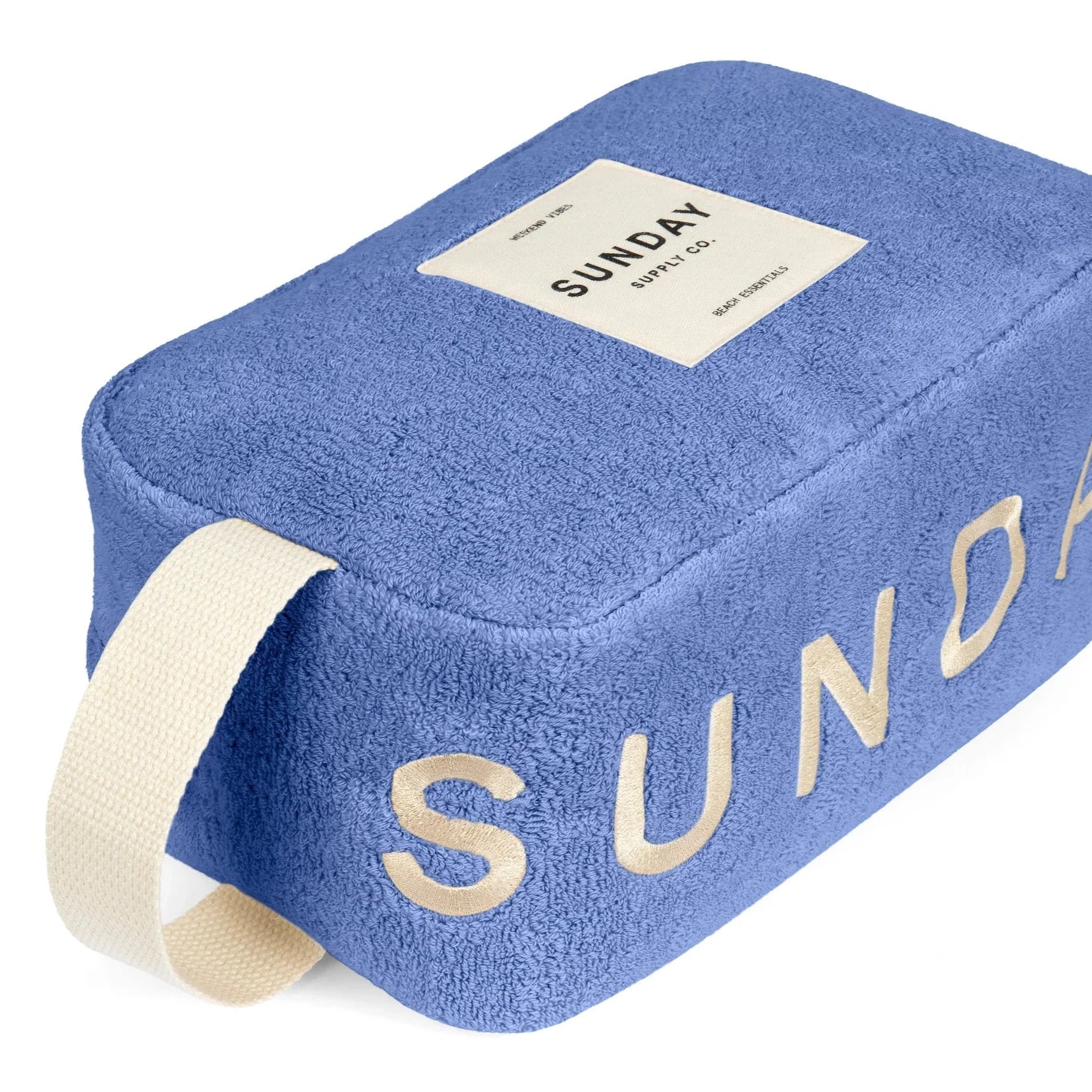 SUNDAY SUPPLY CO TOWELLING ACCESSORIES POUCH: PACIFIC