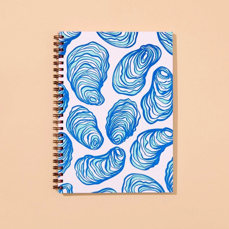 AND HERE WE ARE OYSTER A5 SPIRAL NOTEBOOK