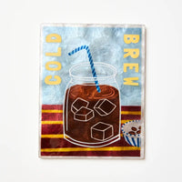 J & CO BARISTA WALL ART: COLD BREW