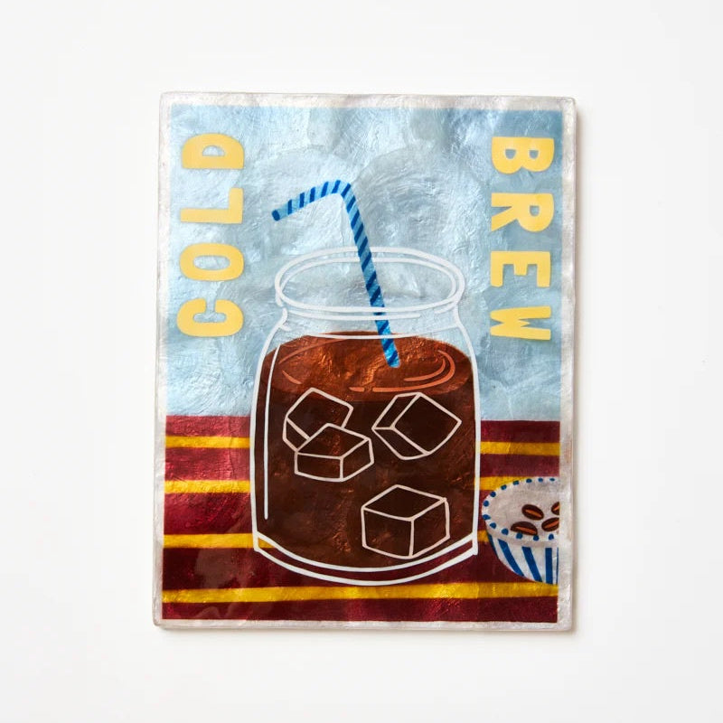 J & CO BARISTA WALL ART: COLD BREW