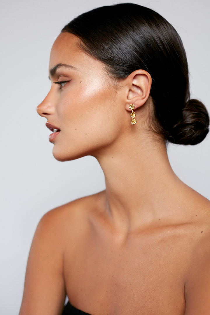 Anni Lu TRIPLE SUN EARRINGS