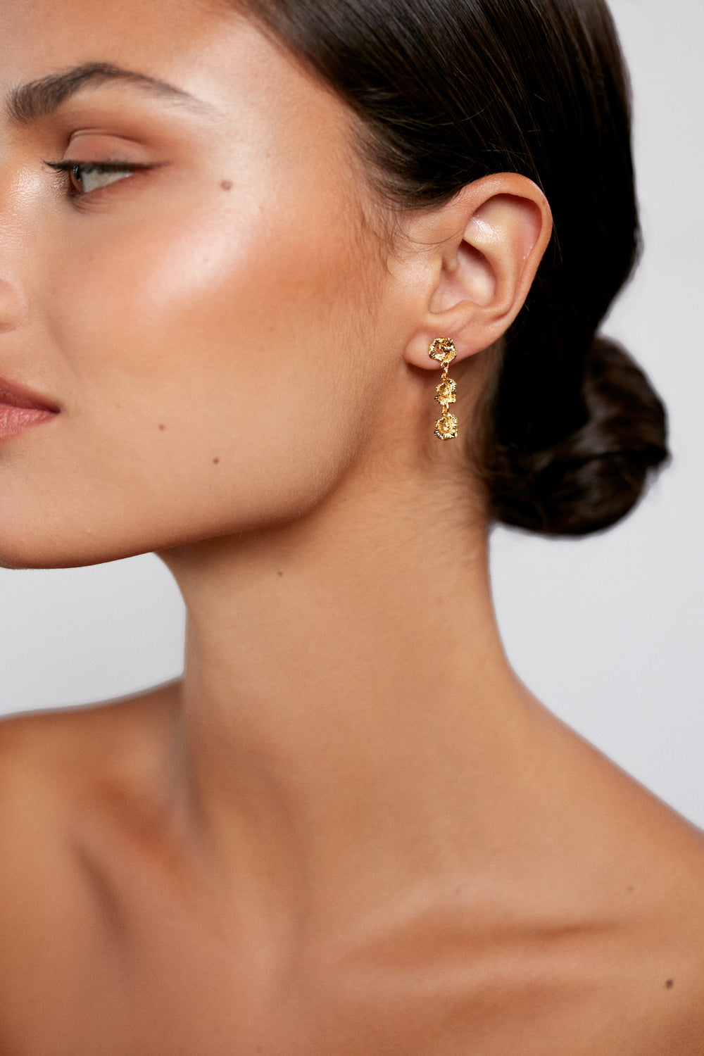 Anni Lu TRIPLE SUN EARRINGS