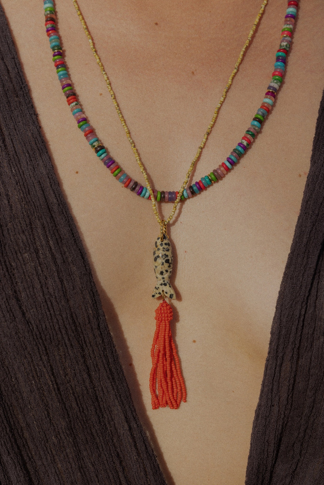 Anni Lu TASSEL FISHY NECKLACE