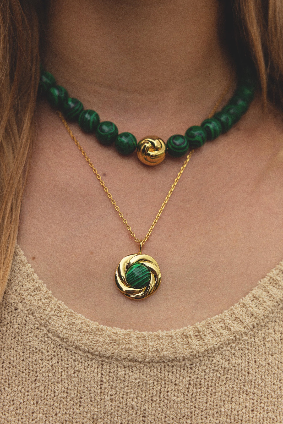 Anni Lu MALACHITE DREAMS NECKLACE