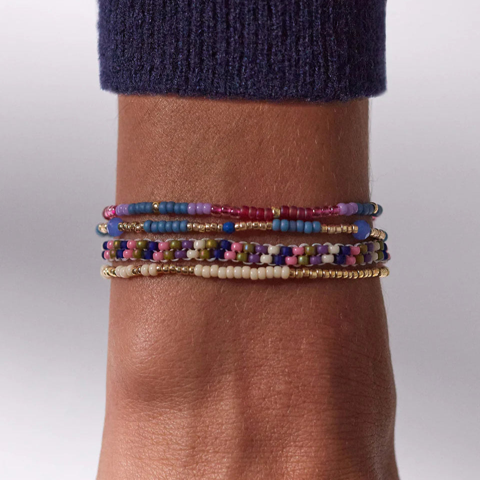 ANNI LU CLEMENCE BRACELET: FADED DENIM