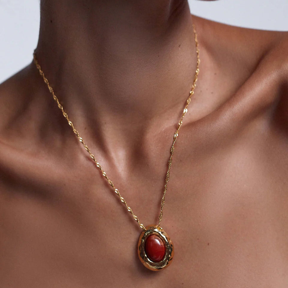 ANNI LU CHERRY ON TOP NECKLACE