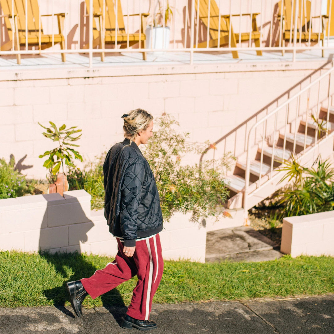 ATMOSEA APRES SURF PANT: BERRY