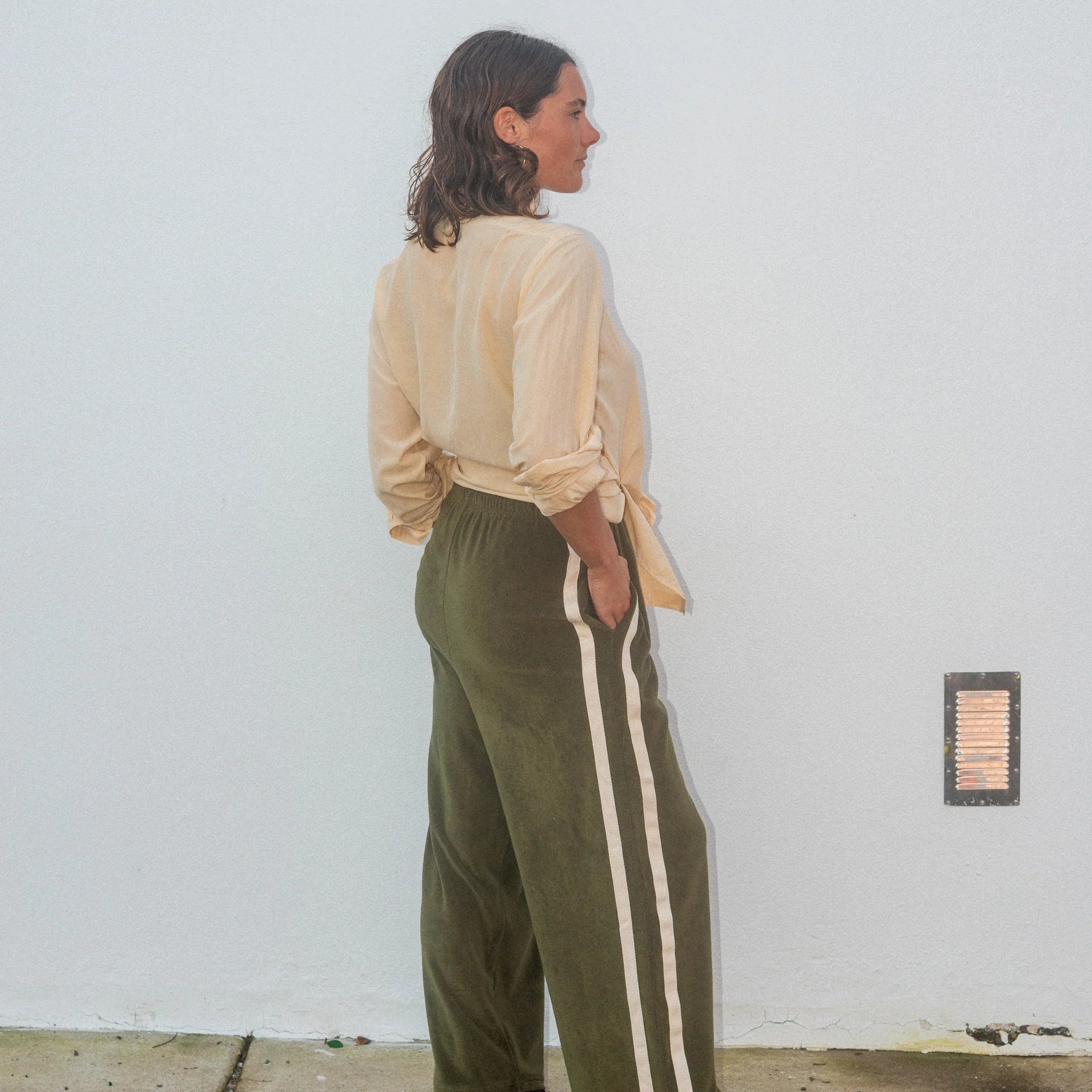 ATMOSEA APRES SURF PANT: OLIVE