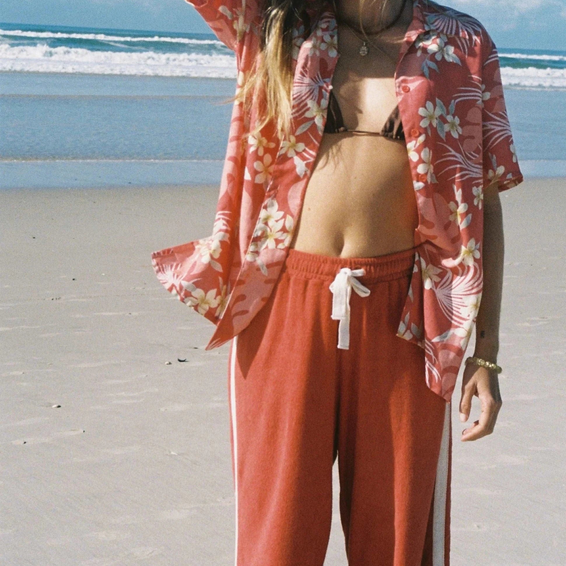 ATMOSEA APRES SURF PANT: RED
