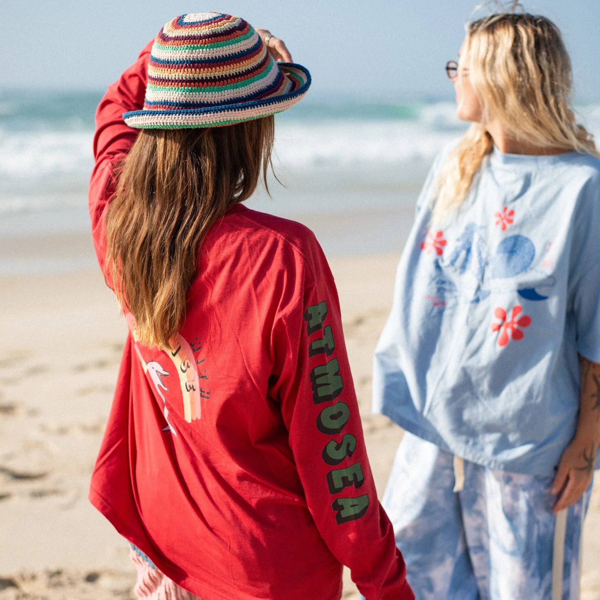 ATMOSEA ARTIST L/S TEE: LIVE LIFE WITH PORPOISE BY BRI O'CONNELL