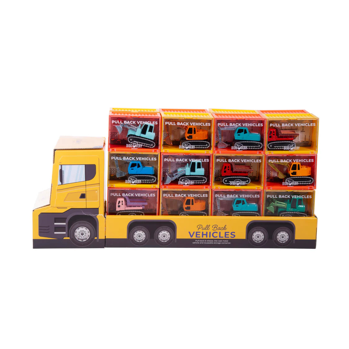 PULL BACK CONTAINER VEHICLES: CONSTRUCTION