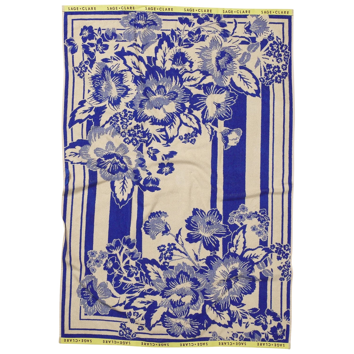 SAGE & CLARE ELIZA BATH SHEET: ULTRAMARINE