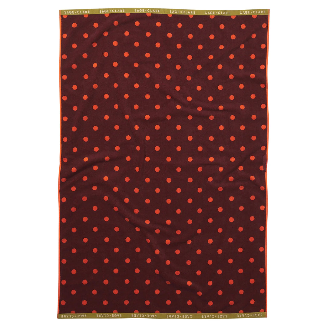 SAGE &amp; CLARE PAIGE BATH SHEET: ORANGERIE