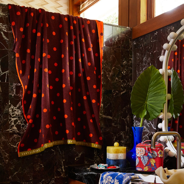 SAGE &amp; CLARE PAIGE BATH SHEET: ORANGERIE