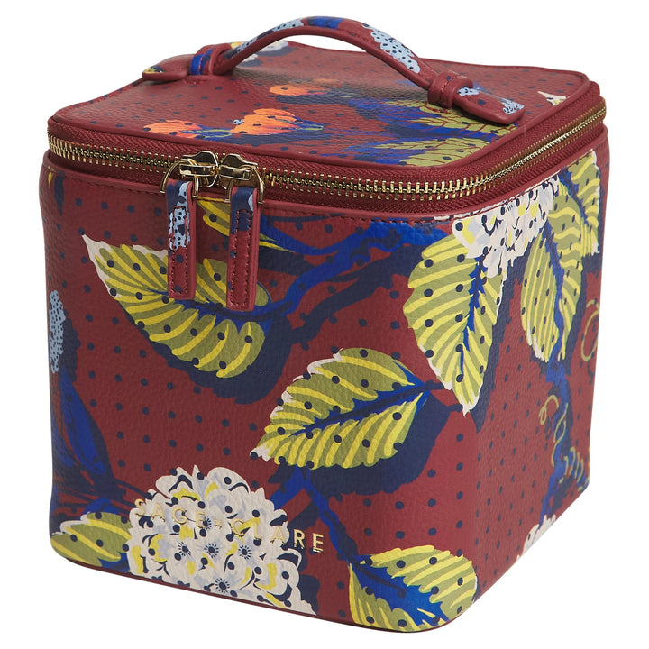 SAGE &amp; CLARE HEIDI SMALL VANITY CASE: BURNT SIENNA