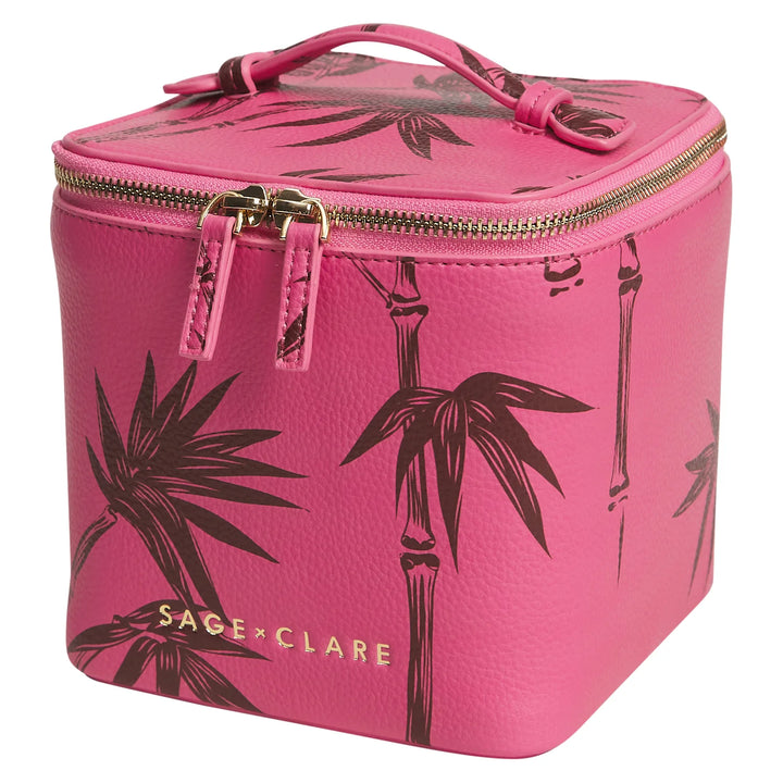 SAGE &amp; CLARE ANETA SMALL VANITY CASE: PRIMROSE