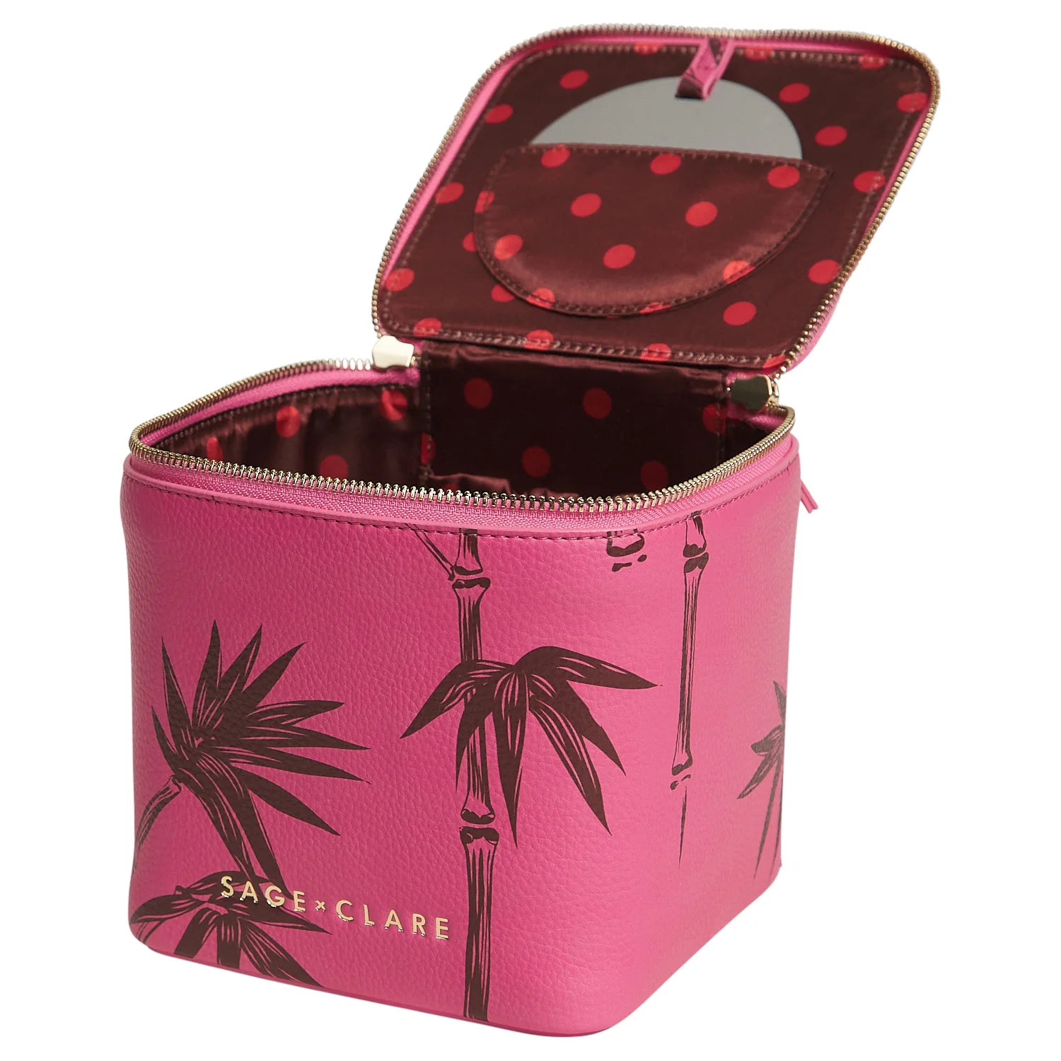 SAGE & CLARE ANETA SMALL VANITY CASE: PRIMROSE