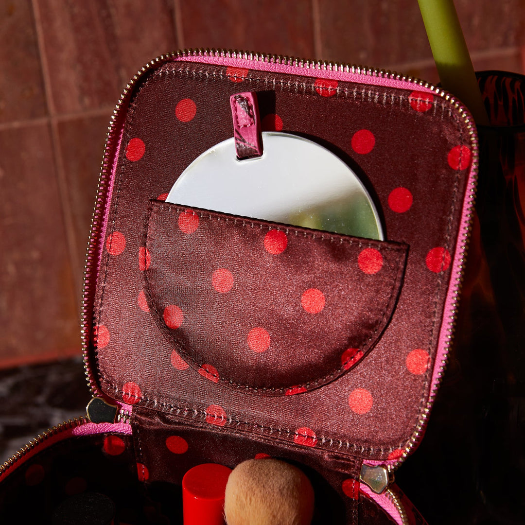 SAGE &amp; CLARE ANETA SMALL VANITY CASE: PRIMROSE