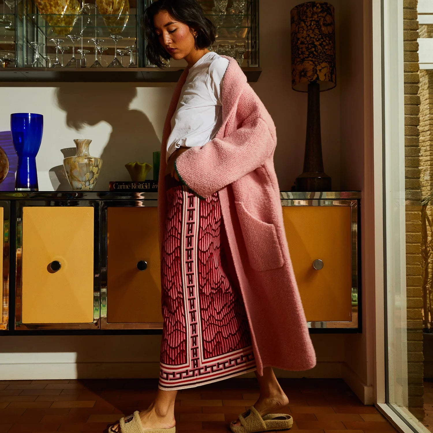 SAGE & CLARE MAI COATIGAN: BLUSH