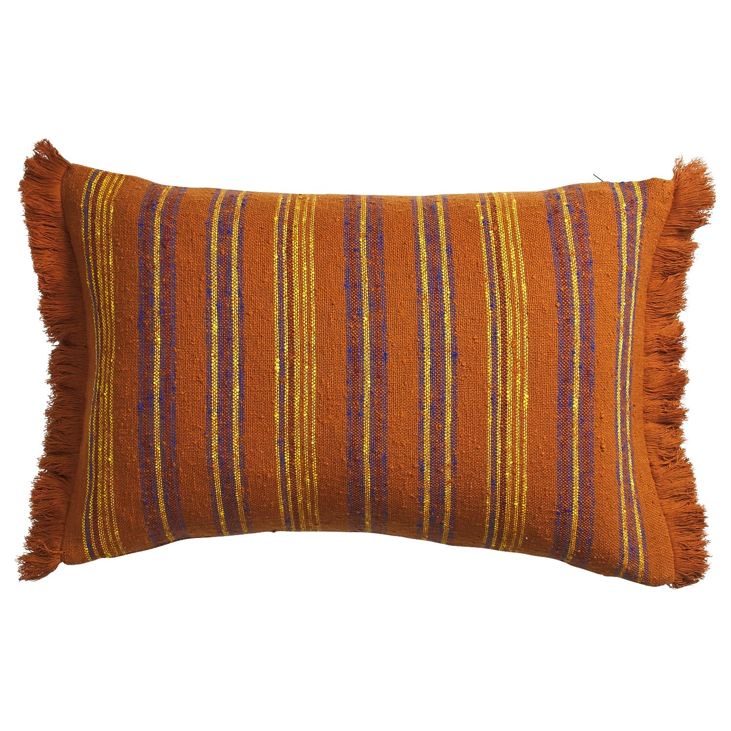 SAGE & CLARE NICOLETTE WOVEN CUSHION: RUSSET