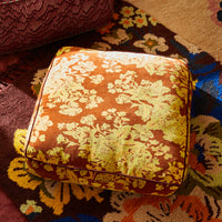 SAGE & CLARE HAZEL VELVET FLOOR CUSHION: RUSSET