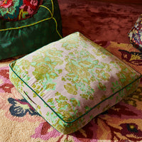 SAGE & CLARE HAZEL VELVET FLOOR CUSHION: MINK GREY