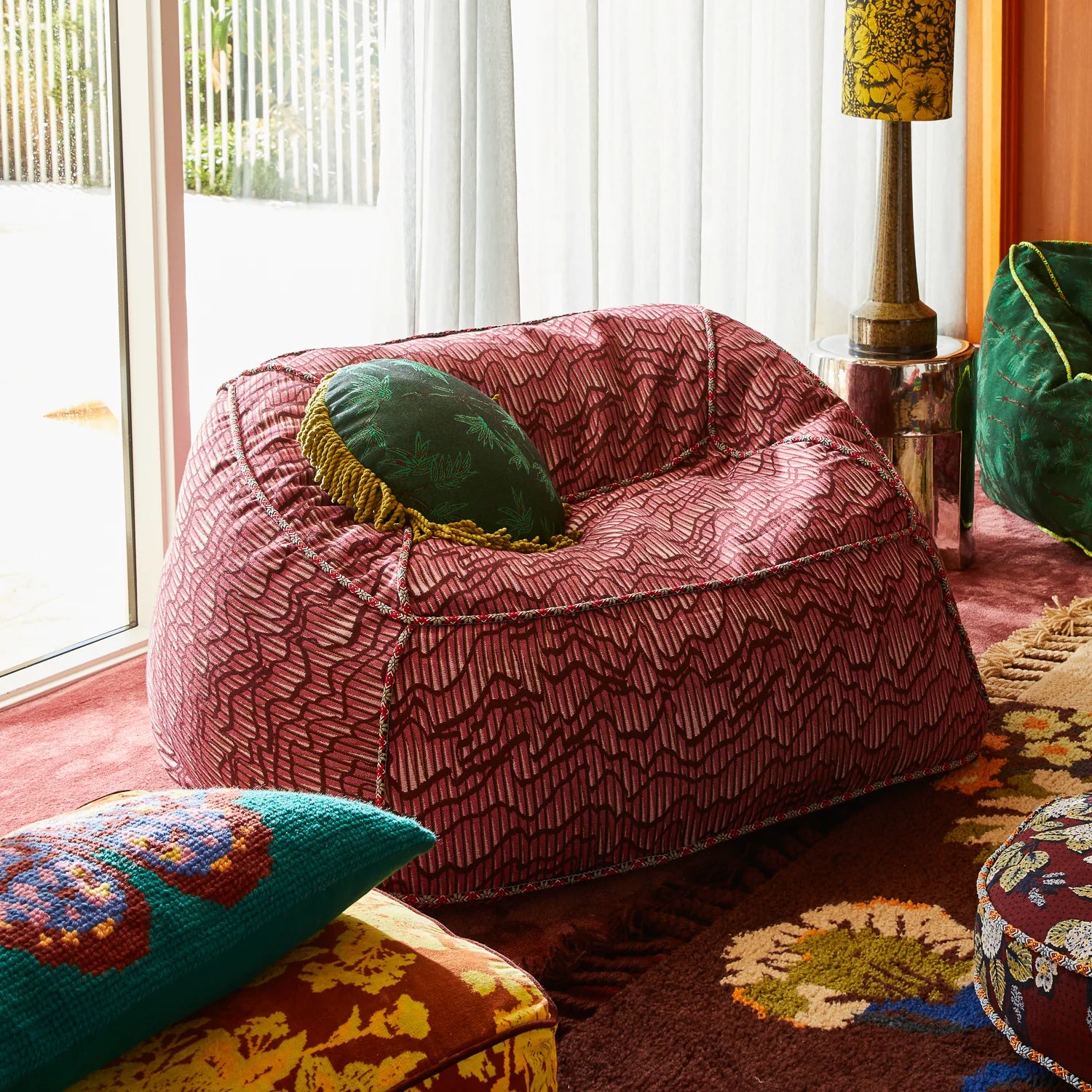 SAGE & CLARE HANNA JACQUARD LOUNGE COVER