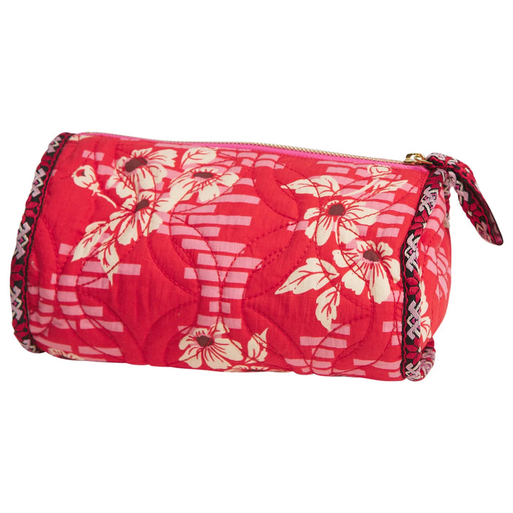 SAGE &amp; CLARE MARTA MAKEUP BAG: VERMILLION