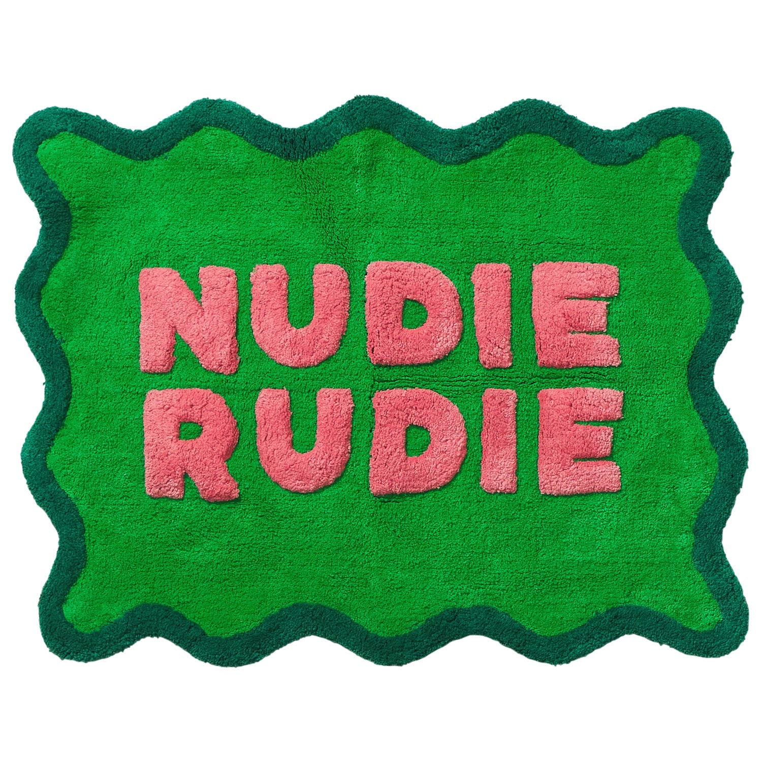 SAGE & CLARE AMALIE NUDIE BATH MAT: SPRING GREEN