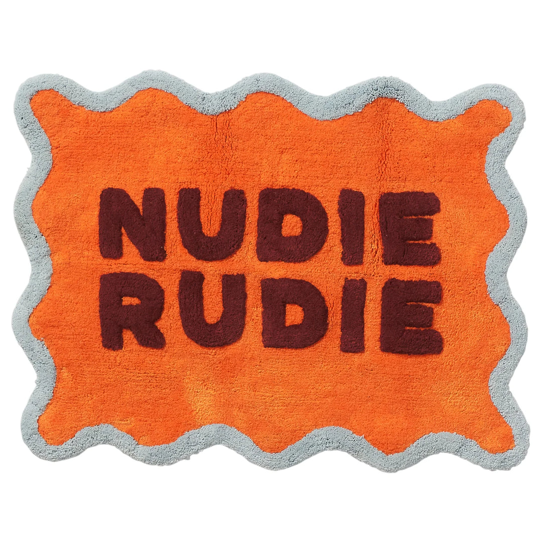 SAGE &amp; CLARE AMALIE NUDIE MINI BATH MAT: ORANGERIE