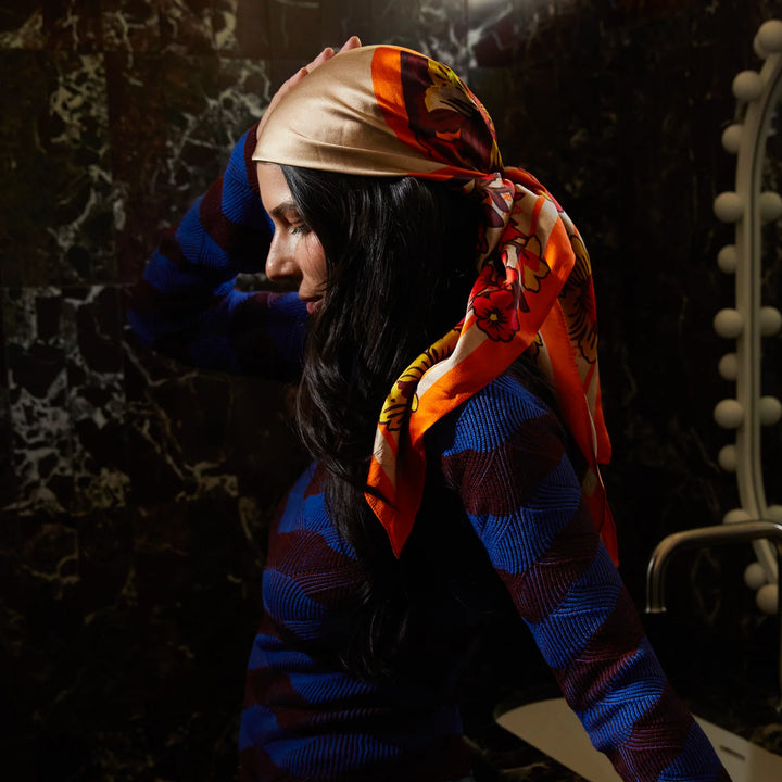 SAGE &amp; CLARE ELIZA SILK SCARF