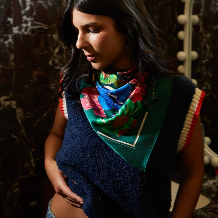 SAGE &amp; CLARE INES SILK SCARF