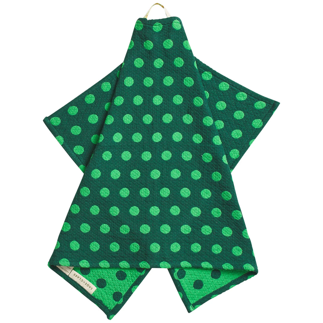 SAGE &amp; CLARE PAIGE TEA TOWEL: VERDANT