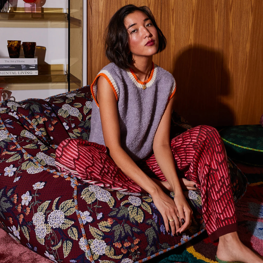 SAGE &amp; CLARE ELENI KNIT VEST: MINK GREY