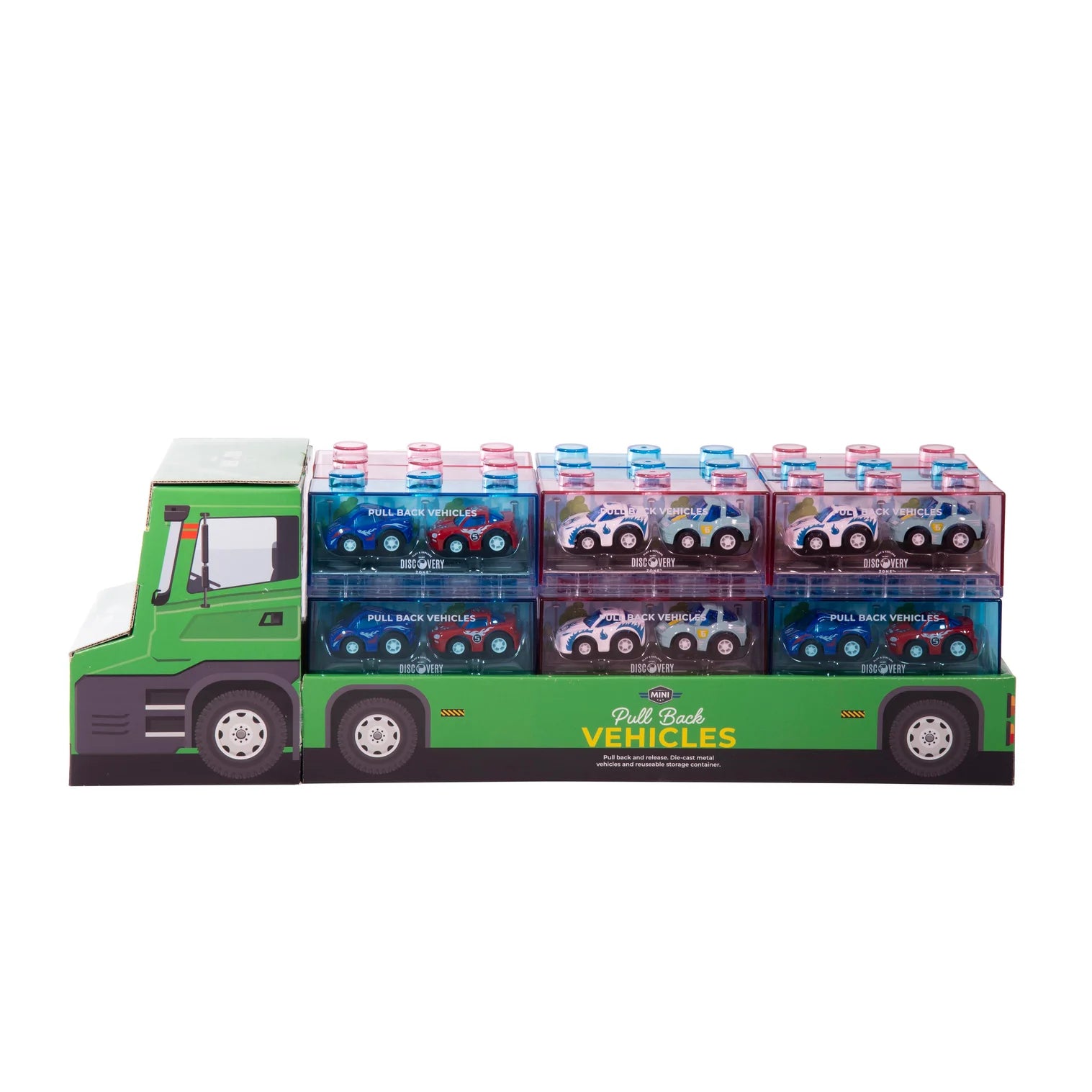PULL BACK MINI VEHICLES: 2PC