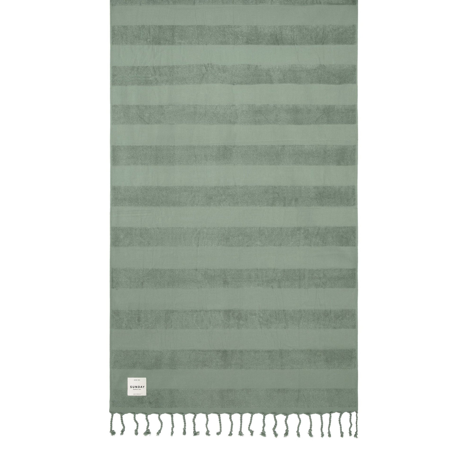 SUNDAY SUPPLY CO BEACH TOWEL: TALLOW