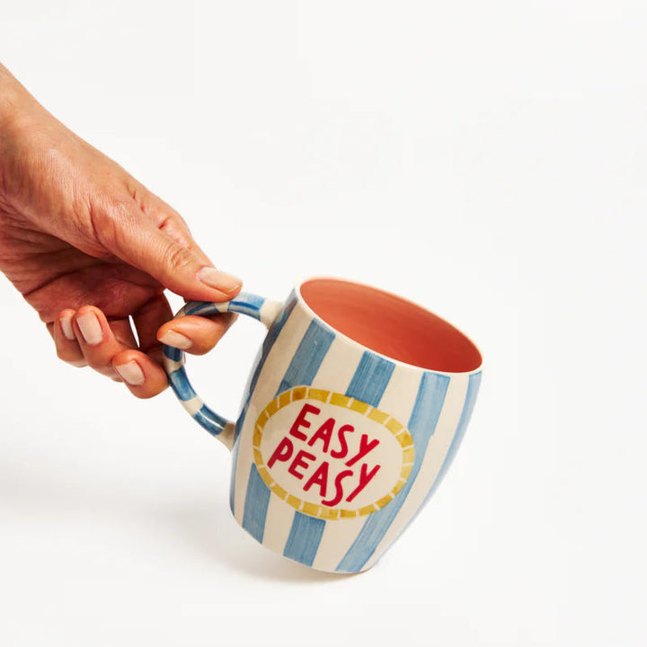 J &amp; CO LOVE NOTES MUG: EASY PEASY